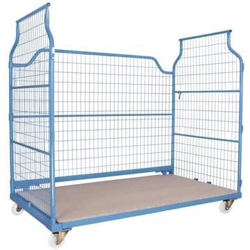 Rakodódoboz UNIVERZÁLIS, mozgatható, hálószemek 100x50, ma x sz x mé: 2000 x 1150 x 1850 mm