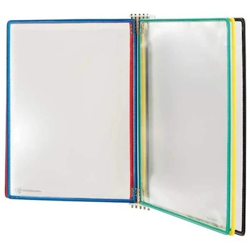 Mágneses tartó 5 átlátszó panellel, többszínű