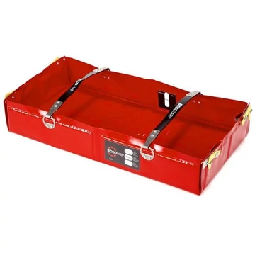 Többfunkciós összecsukható kád PVC-ből, gyűjtőtérfogat 25 l, 350x700x125 mm, hordtáskával