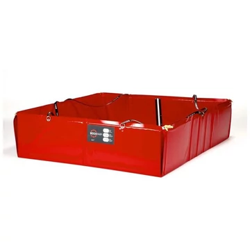 Multifunkcionális összecsukható kád PVC-ből, gyűjtőtérfogat 900 l, 1500x1500x425 mm, hordtáskával