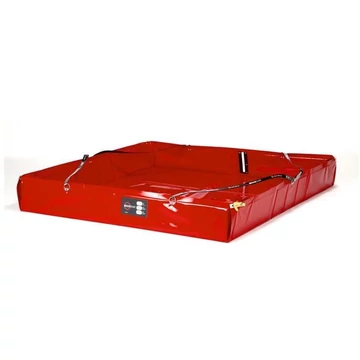 Többfunkciós összecsukható kád PVC-ből, gyűjtőtérfogat 450 l, 1500x1500x225 mm, hordtáskával