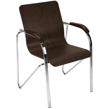 SAMBA WOOD vendégszék, fekete