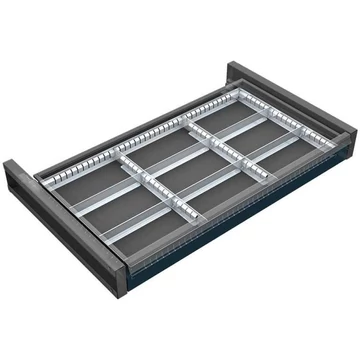Fiókos válaszfal készlet horganyzott lemezből 3x3, 780 × 432 mm-es fiókokhoz