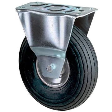 Fix szállítógörgő, gumiabroncsok, átmérő 200 mm, teherbírás 75 kg