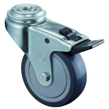 Görgőkészlet, 4 készülék beálló görgő rögzítőfékkel, átmérője 50 mm (IP54-es szekrényhez)