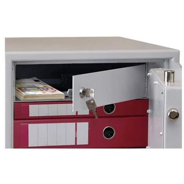 Felár a belső széfért, 200 mm magasság, hengerzárral