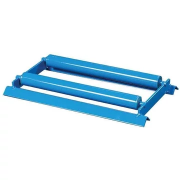 Görgőtámaszok a hordó emelőhöz, festett, kék RAL5012