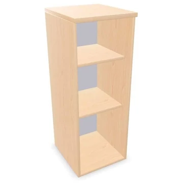 Irodai szekrény - polcos elem, ma x sz x mé: 1070 x 400 x 445 mm, juhar színű