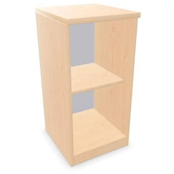 Irodai szekrény - polcos elem, ma x sz x mé: 825 x 400 x 445 mm, juhar színű