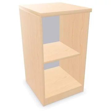 Irodai szekrény - polcos elem, ma x sz x mé: 740 x 400 x 445 mm, juhar színű