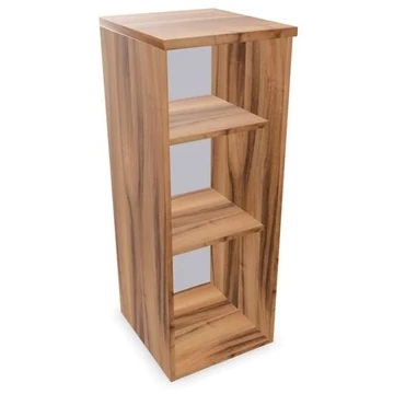 Irodai szekrény - polcos elem, ma x sz x mé: 1070 x 400 x 445 mm, dió színű