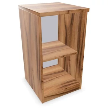 Irodai szekrény - polcos elem, ma x sz x mé: 740 x 400 x 445 mm, dió színű