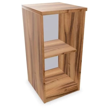 Irodai szekrény - polcos elem, ma x sz x mé: 825 x 400 x 445 mm, dió színű