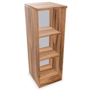 Irodai szekrény - polcos elem, ma x sz x mé: 1155 x 400 x 445 mm, dió színű