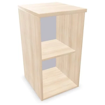 Irodai szekrény - polcos elem, ma x sz x mé: 740 x 400 x 445 mm, akác színű