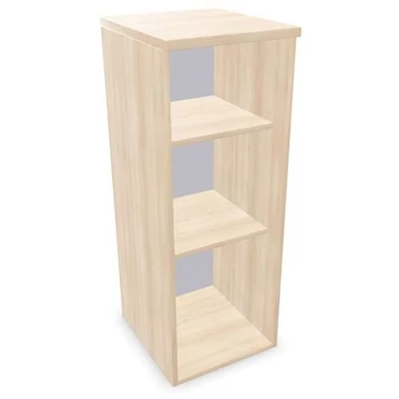 Irodai szekrény - polcos elem, ma x sz x mé: 1070 x 400 x 445 mm, akác színű