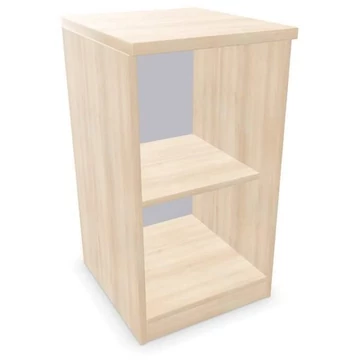 Irodai szekrény - polc, ma x sz x mé: 740 x 400 x 445 mm, akác színű