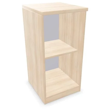 Irodai szekrény - polc, ma x sz x mé: 825 x 400 x 445 mm, akác színű