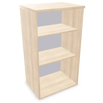 Irodai szekrény - polcos elem, ma x sz x mé: 1070 x 600 x 445 mm, akác színű