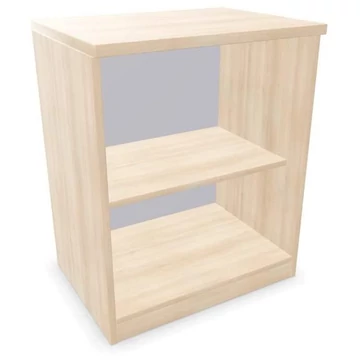 Irodai szekrény - polc, ma x sz x mé: 740 x 600 x 445 mm, akác színű