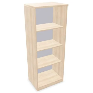 Irodai szekrény - polc, ma x sz x mé: 1545 x 600 x 445 mm, akác színű