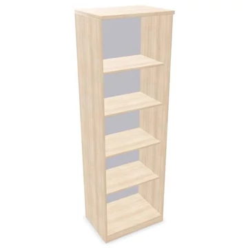 Irodai szekrény - polc, ma x sz x mé: 1895 x 600 x 445 mm, akác színű