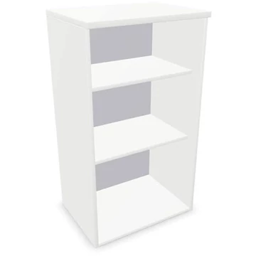 Irodai szekrény - polcos elem, ma x sz x mé: 1070 x 600 x 445 mm, fehér színű