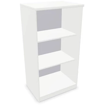 Irodai szekrény - polcos elem, ma x sz x mé: 1155 x 600 x 445 mm, fehér színű