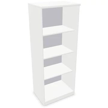 Irodai szekrény - polcos elem, ma x sz x mé: 1545 x 600 x 445 mm, fehér színű