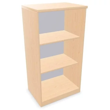 Irodai szekrény - polcos elem, ma x sz x mé: 1155 x 600 x 445 mm, juhar színű