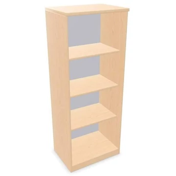 Irodai szekrény - polcos elem, ma x sz x mé: 1545 x 600 x 445 mm, juhar színű