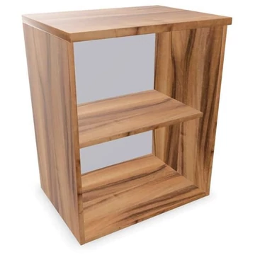 Irodai szekrény - polcos elem, ma x sz x mé: 740 x 600 x 445 mm, dió színű