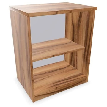 Irodai szekrény - polcos elem, ma x sz x mé: 740 x 600 x 445 mm, dió színű