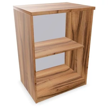 Irodai szekrény - polcos elem, ma x sz x mé: 825 x 600 x 445 mm, dió színű