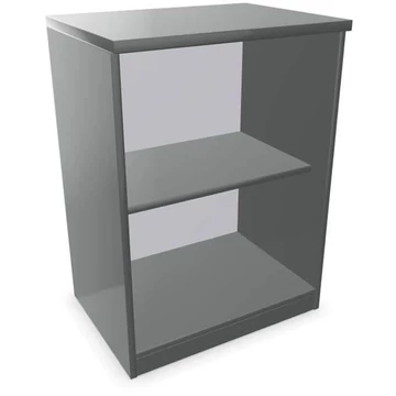 Irodai szekrény - polcos elem, ma x sz x mé: 825 x 600 x 445 mm, színe sötétszürke