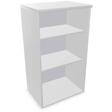 Irodai szekrény - polcos elem, ma x sz x mé: 1070 x 600 x 445 mm, színe világosszürke