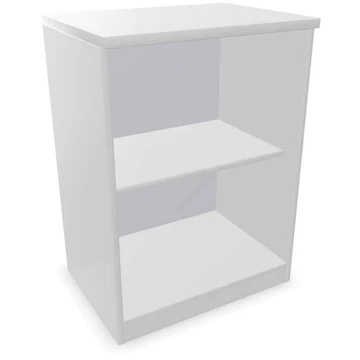 Irodai szekrény - polcos elem, ma x sz x mé: 825 x 600 x 445 mm, színe világosszürke