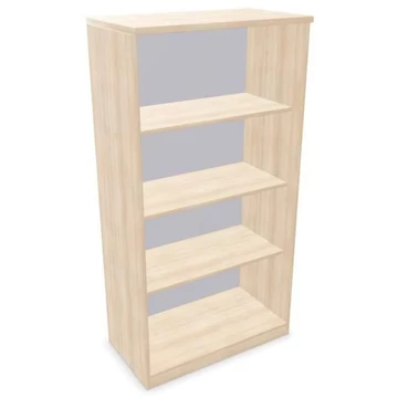 Irodai szekrény - polc, ma x sz x mé: 1545 x 800 x 445 mm, akác színű