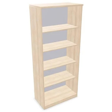 Irodai szekrény - polc, ma x sz x mé: 1895 x 800 x 445 mm, akác színű