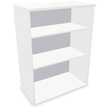 Irodai szekrény - polcos elem, ma x sz x mé: 1070 x 800 x 445 mm, fehér színű