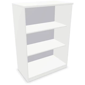 Irodai szekrény - polcos elem, ma x sz x mé: 1155 x 800 x 445 mm, fehér színű