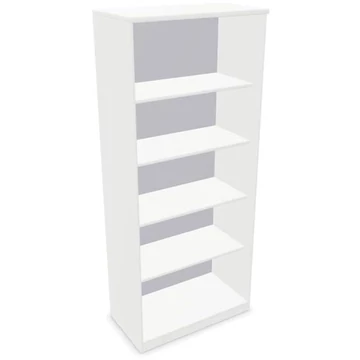 Irodai szekrény - polcos elem, ma x sz x mé: 1895 x 800 x 445 mm, fehér színű