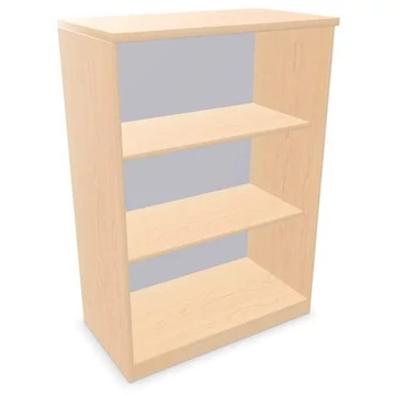 Irodai szekrény - polcos elem, ma x sz x mé: 1155 x 800 x 445 mm, juhar színű