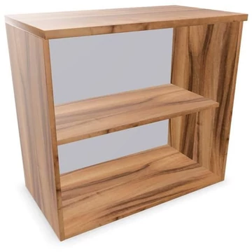 Irodai szekrény - polcos elem, ma x sz x mé: 740 x 800 x 445 mm, dió színű