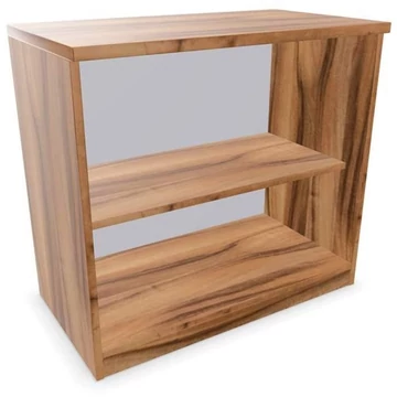Irodai szekrény - polcos elem, ma x sz x mé: 740 x 800 x 445 mm, dió színű