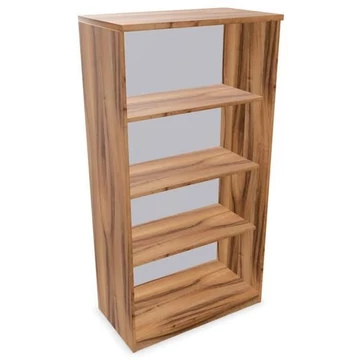 Irodai szekrény - polcos elem, ma x sz x mé: 1545 x 800 x 445 mm, dió színű