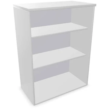 Irodai szekrény - polcos elem, ma x sz x mé: 1070 x 800 x 445 mm, színe világosszürke