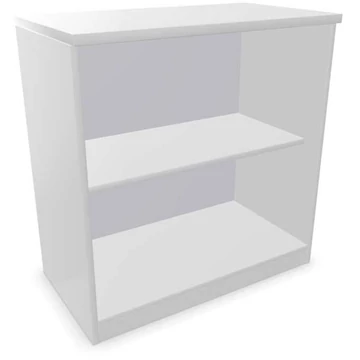 Irodai szekrény - polcos elem, ma x sz x mé: 825 x 800 x 445 mm, színe világosszürke