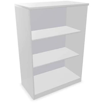 Irodai szekrény - polcos elem, ma x sz x mé: 1155 x 800 x 445 mm, színe világosszürke