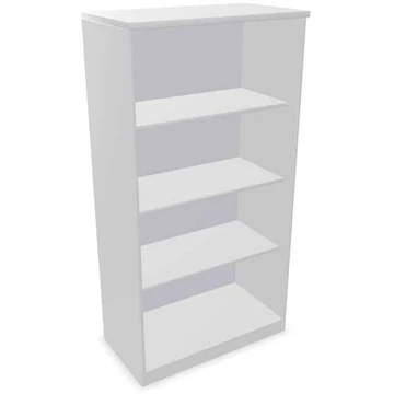 Irodai szekrény - polcos elem, ma x sz x mé: 1545 x 800 x 445 mm, színe világosszürke